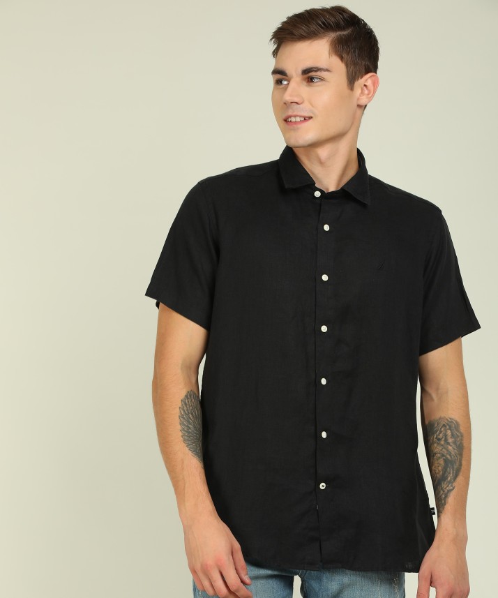 nautica black shirt