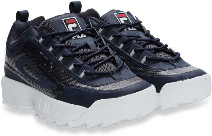 FILA DISRUPTOR NO-SEW Sneakers Men - Buy FILA DISRUPTOR II NO-SEW Sneakers For Men Online at Best Price Shop Online for Footwears in India | Flipkart.com