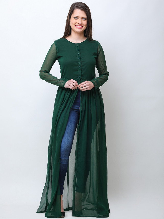 Buy Cation Casual Regular Sleeve Solid