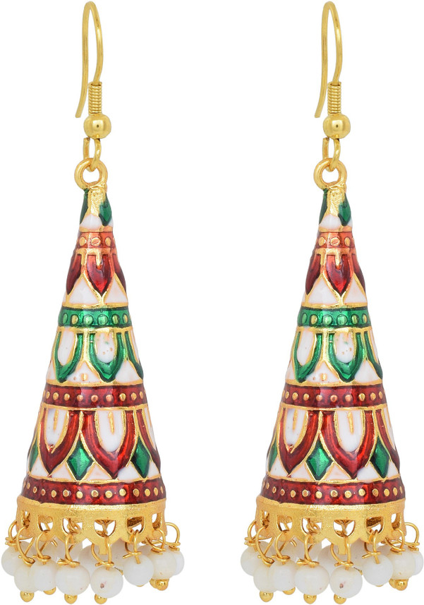 colourful jhumki