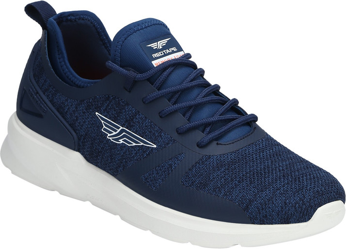 red tape blue walking shoes