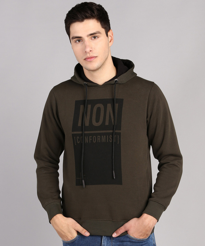 Full Sleeve Printed Men Sweatshirt 