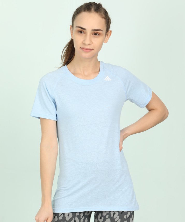 baby blue adidas shirt womens