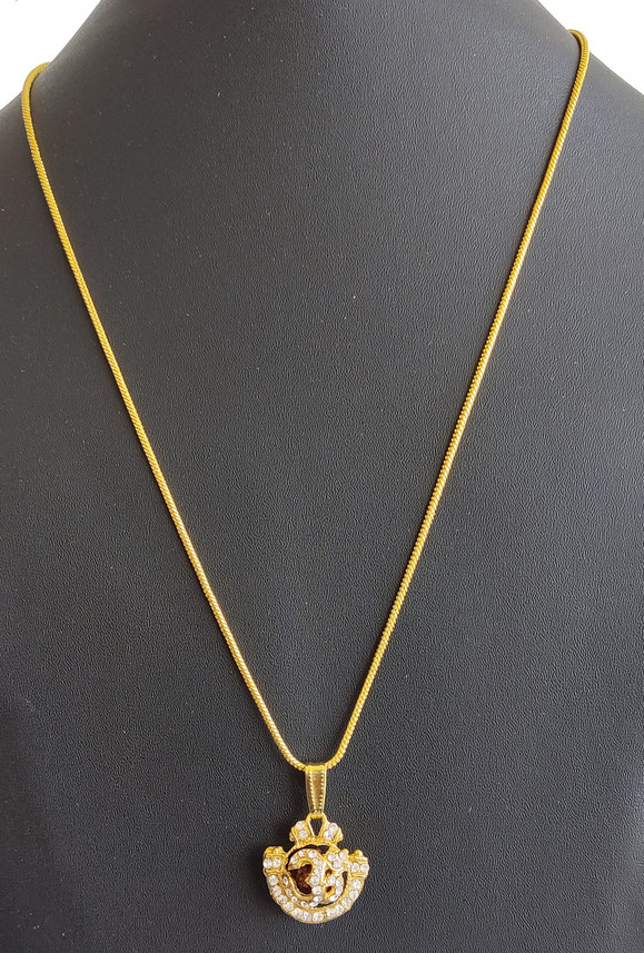 DCASE gold plated Pendant Set with 