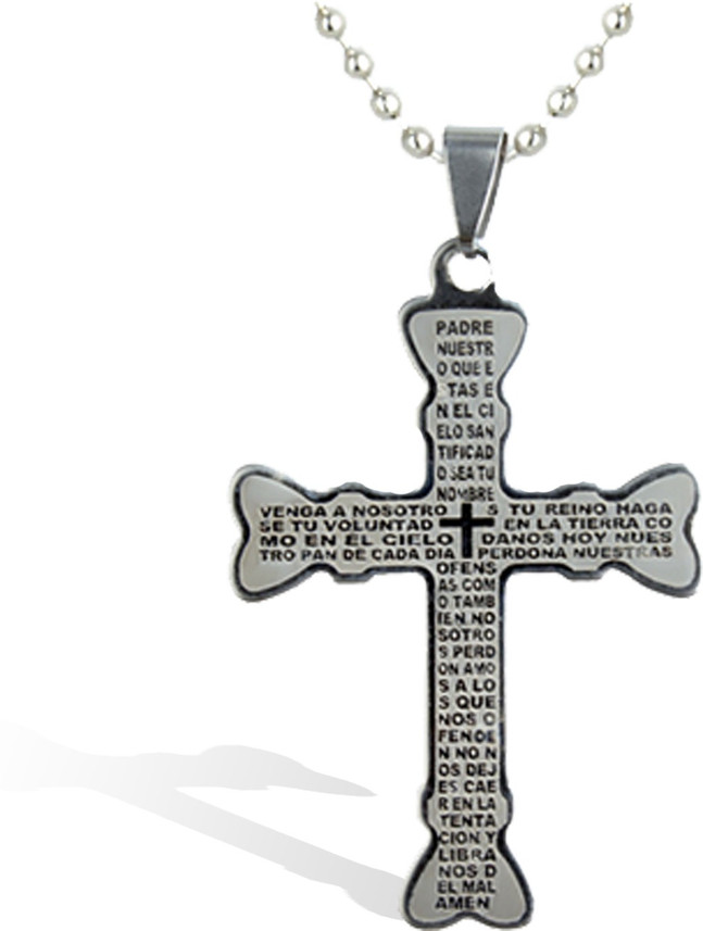 Waama Jewels Silver Jesus Christ Cross 