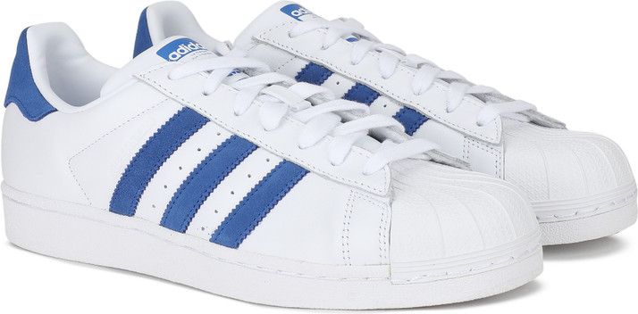 superstar blue and white