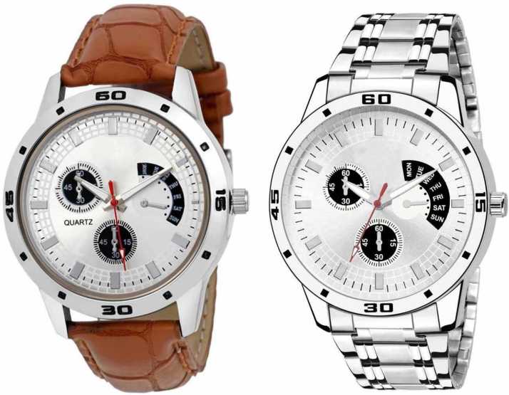 White Bird Designer Combo Analog Watch Combo Silver Combo Analog Watch For Men Buy White Bird Designer Combo Analog Watch Combo Silver Combo Analog Watch For Men Designer Combo