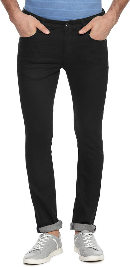 louis philippe black jeans