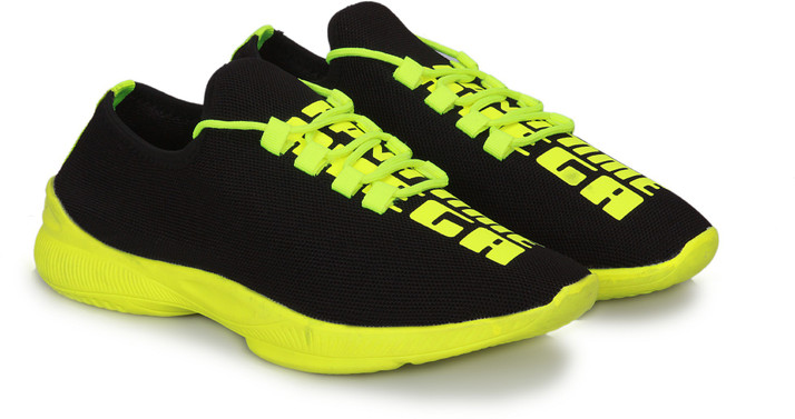 green gym shoes