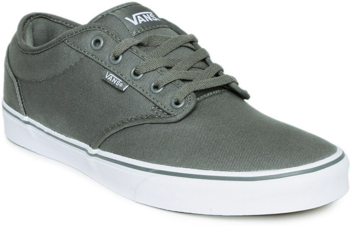 solid gray vans