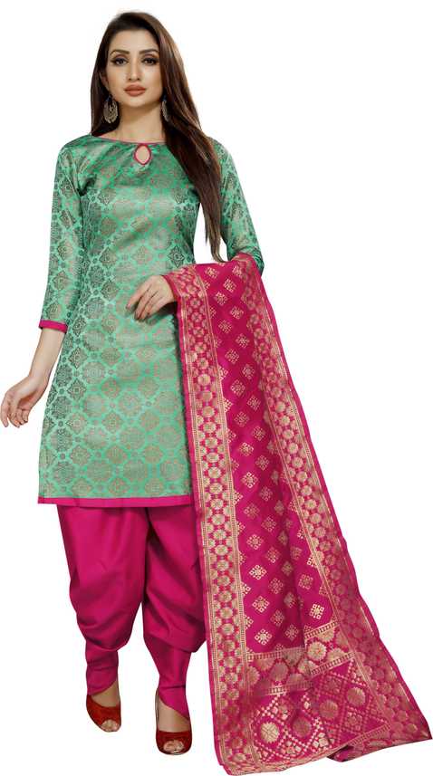INDIAN BEAUTIFUL Brocade Self Design Salwar Suit Material Price in India - Buy INDIAN BEAUTIFUL Brocade Self Design Salwar Suit Material online at Flipkart.com