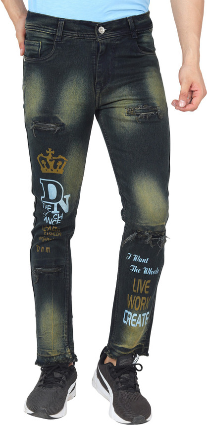 dark green jeans mens