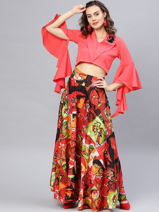 skirt top in flipkart
