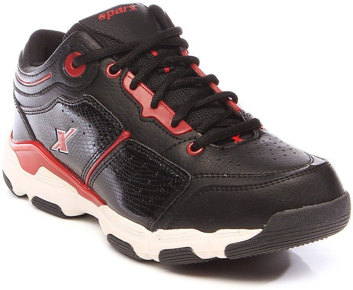 SM-174 Black \u0026 Red Sports Running Shoes 