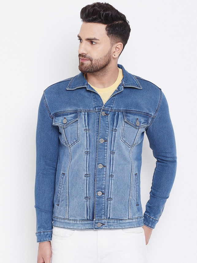 denim jacket men flipkart