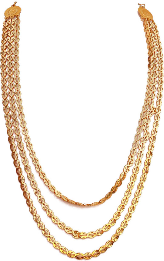 AAIJI JEWELLERY Three Layer Gold-plated 