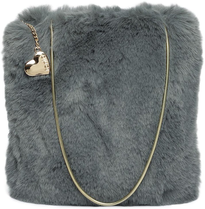 furry sling bag