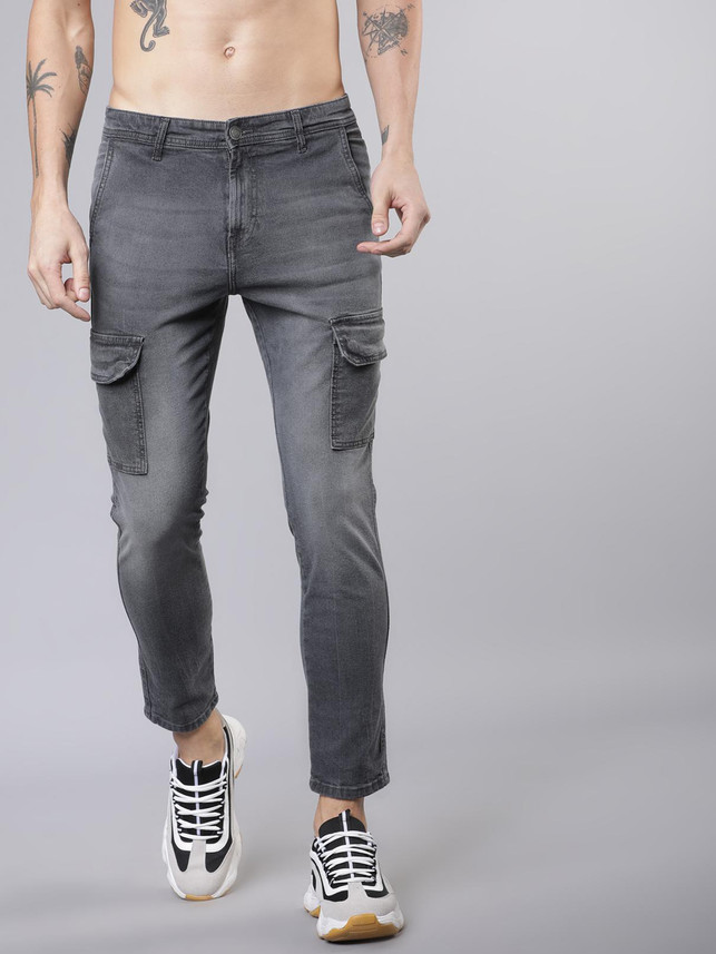 HIGHLANDER Slim Men Dark Grey Jeans 