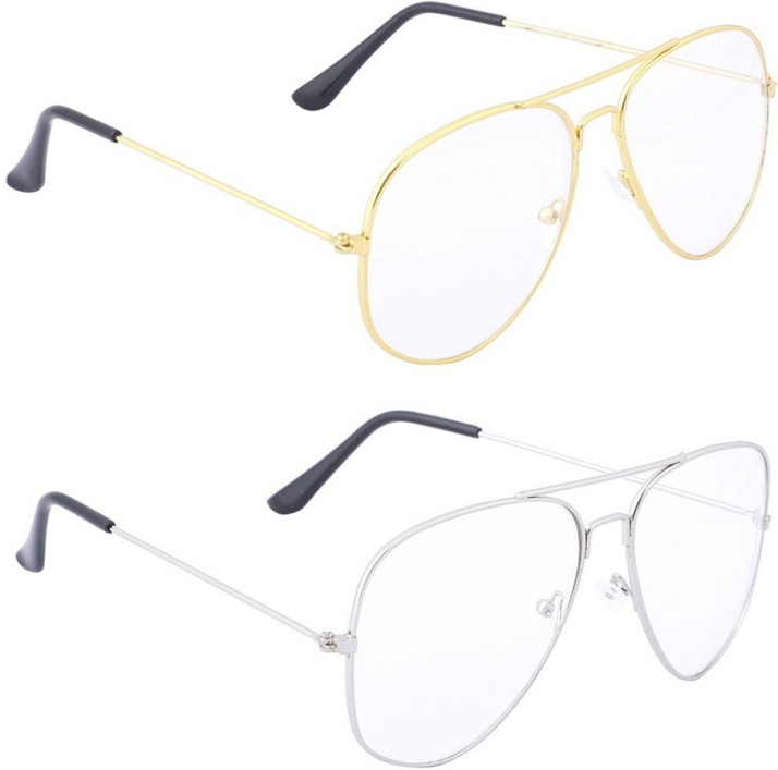 aviator plain glasses
