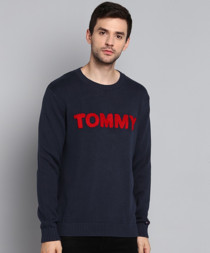 tommy hilfiger dark blue sweater