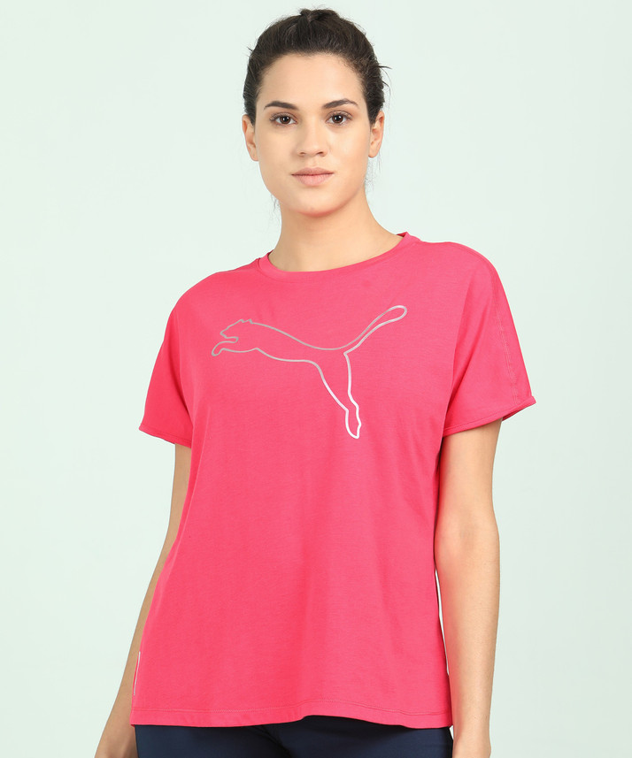 puma pink t shirt