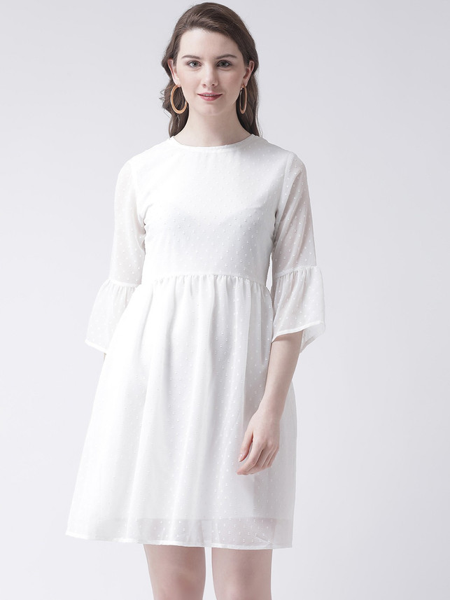 White frock flipkart Clearance