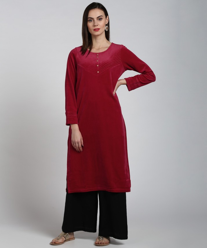 aurelia velvet kurta