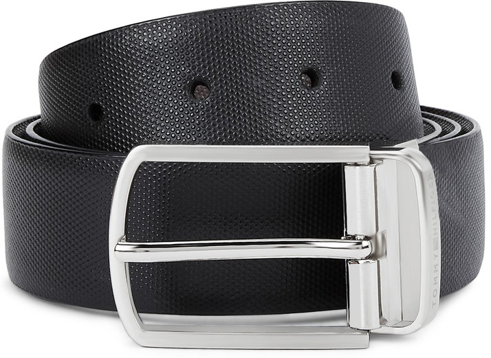 tommy hilfiger men's black belt
