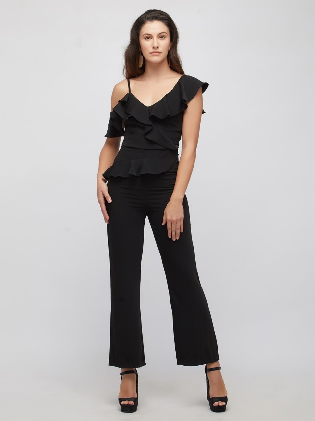 black jumpsuit flipkart