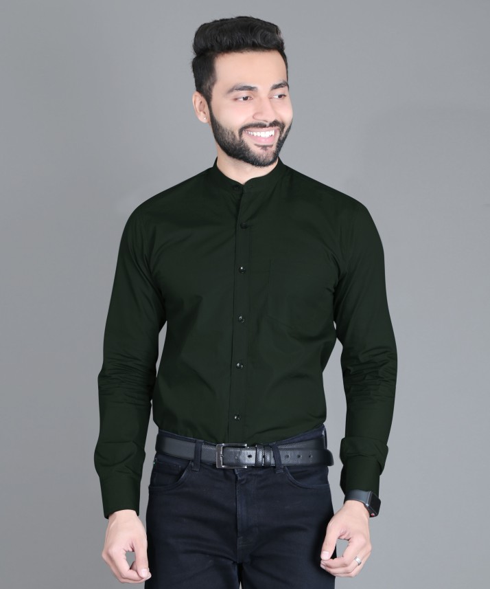 dark green shirt mens