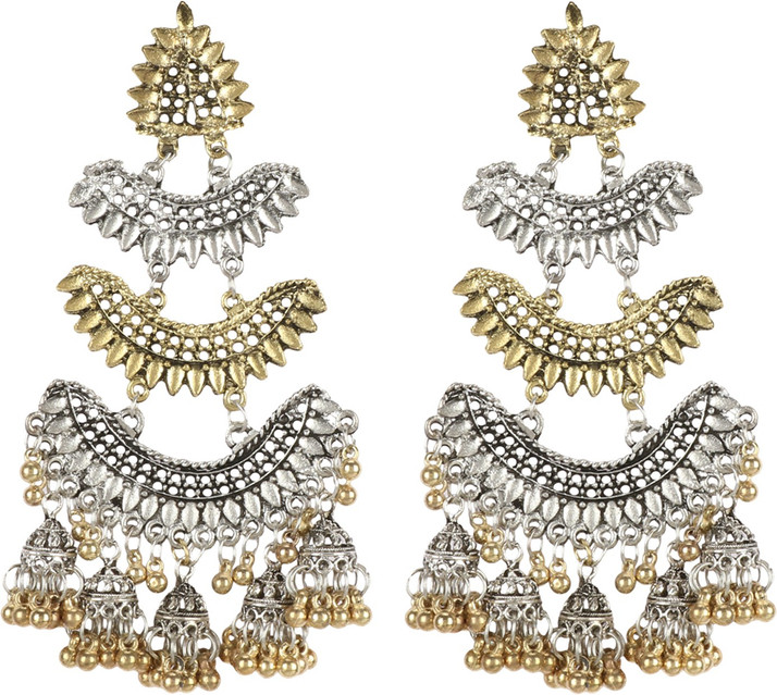 oxidised earrings flipkart