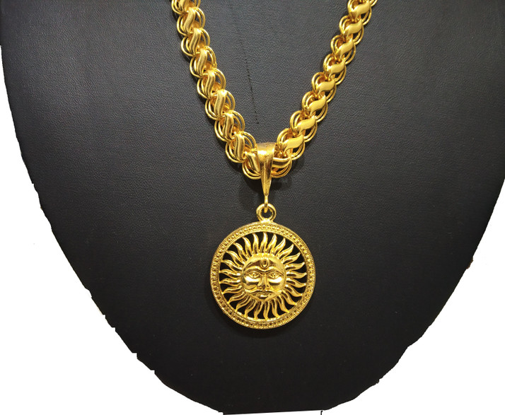 store Sun Gold-plated Alloy Pendant 