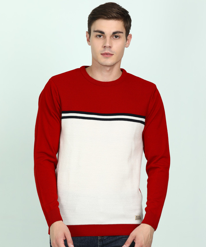 red white sweater