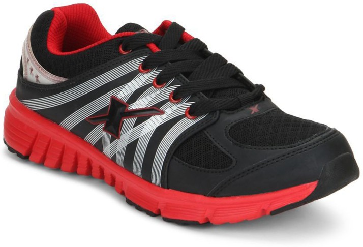 SM-177 Black \u0026 Red Sports Running Shoes 