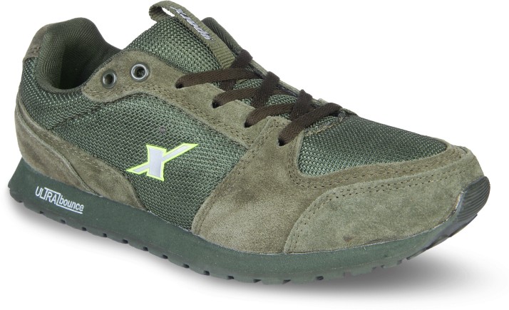 sparx olive running shoes