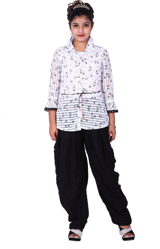 ELENDRA JEANS Girls Casual Top Dhoti 