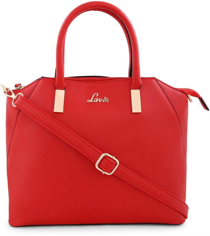 lavie satchel red