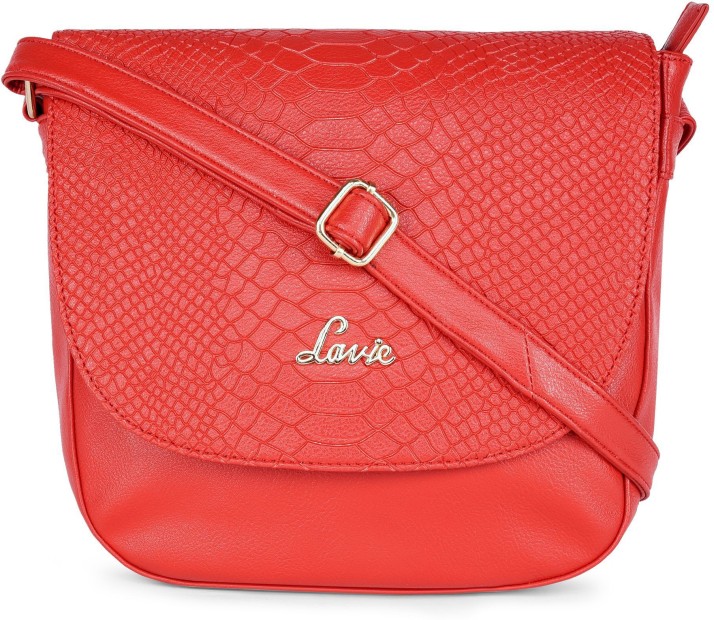 lavie red sling bag