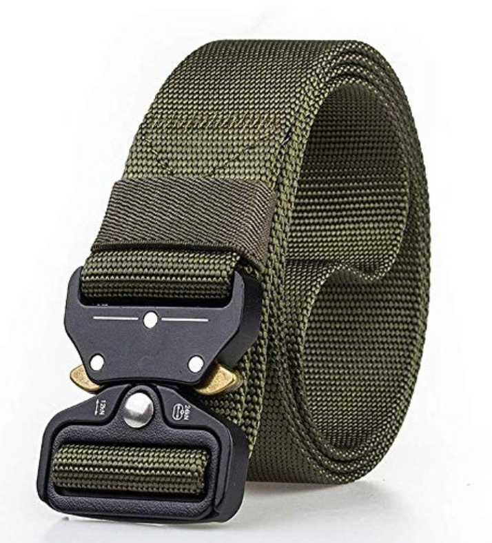 Contacts Men Casual Green Nylon Belt Green Price In India Flipkart Com