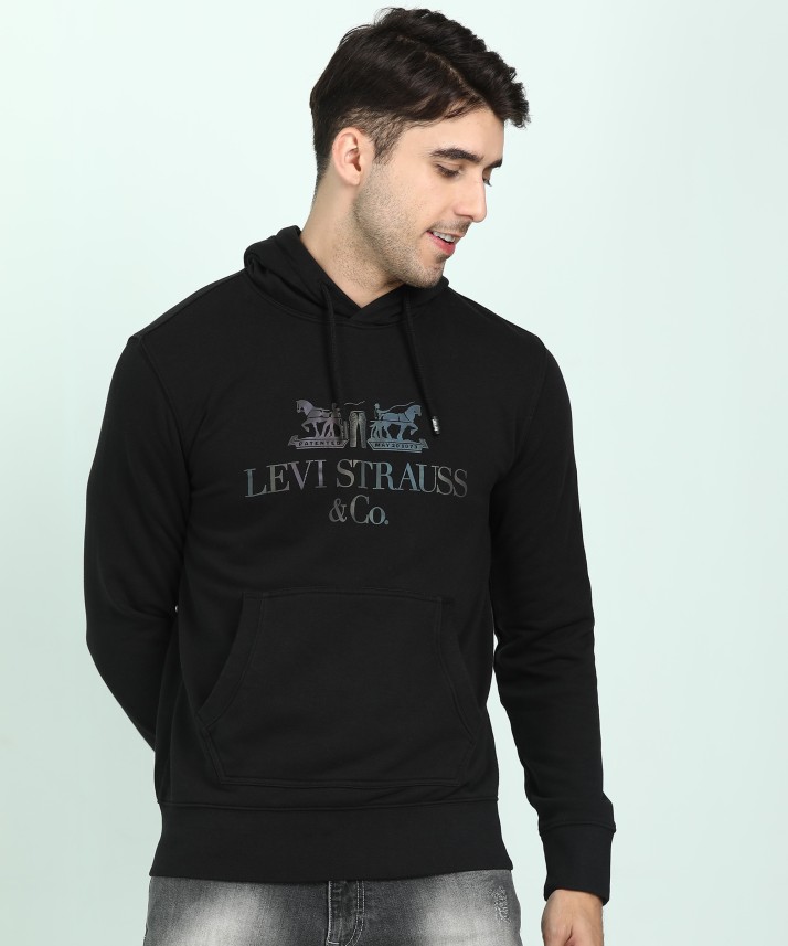 levi's full sleeve printed men's sweatshirt