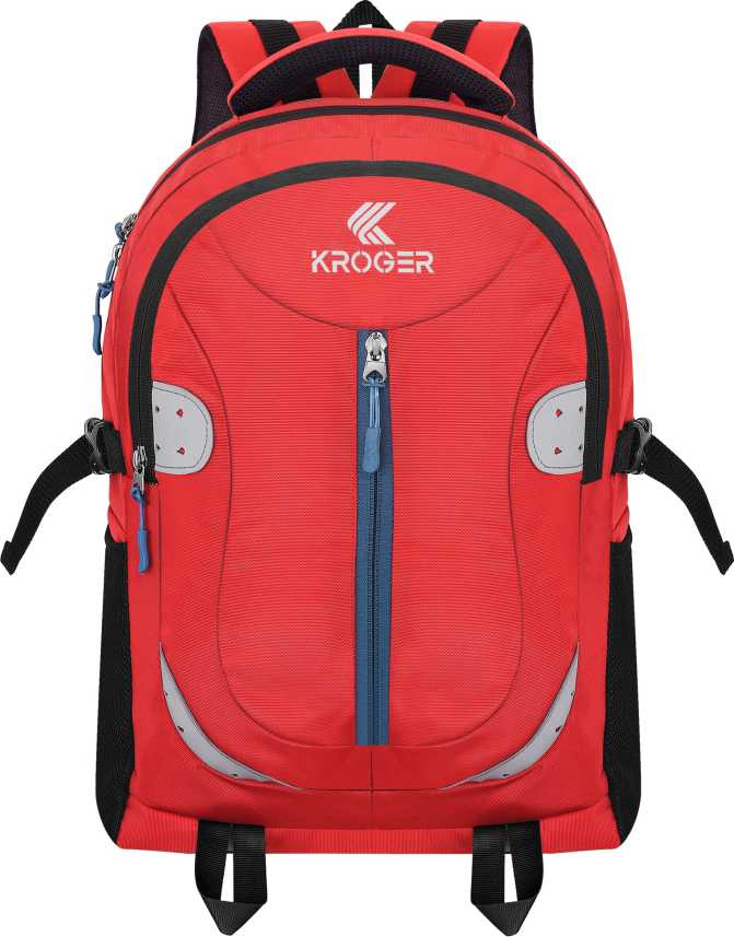 Kroger Laptop Backpack 15 6 Inch Large Computer Backpack School Backpack 29 Ltr Casual Daypack Water Repellent Laptop Bag For Travel Business College Women Men Charcoal Red 29 L Laptop Backpack Red Price In India Flipkart Com