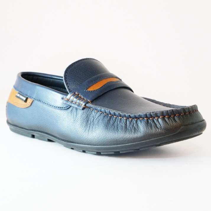 lee cooper loafers blue