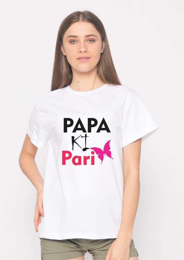 Round Neck White T-Shirt 