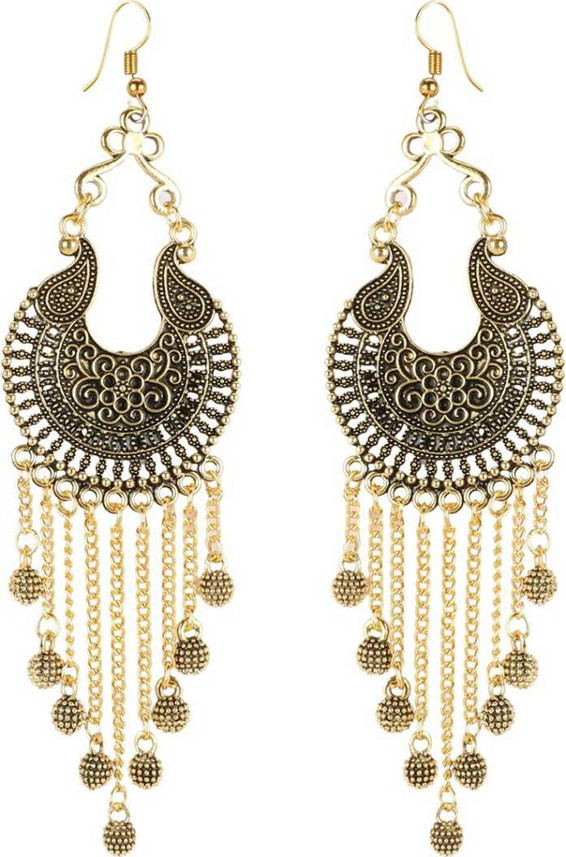 long earrings flipkart