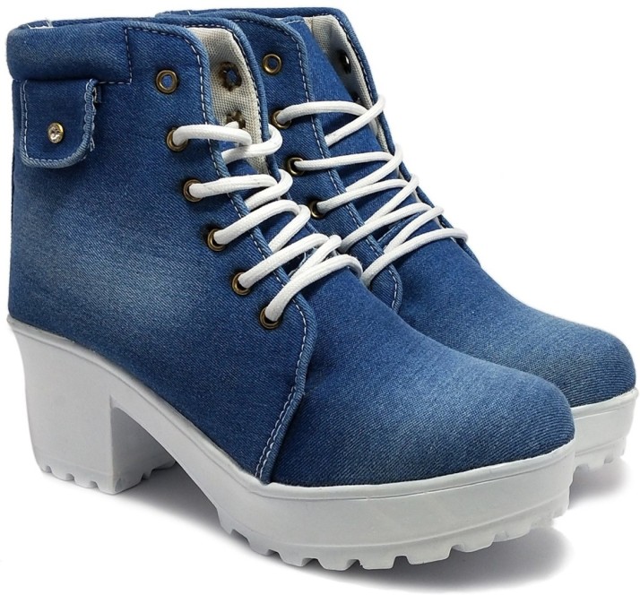 denim boots online