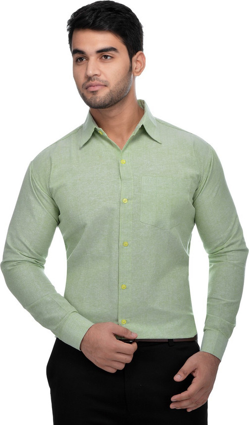 SURYA KHADI Men Solid Formal Light 