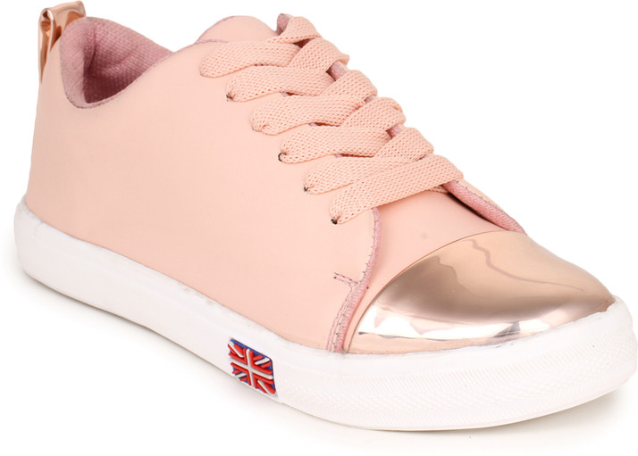 pale pink canvas shoes