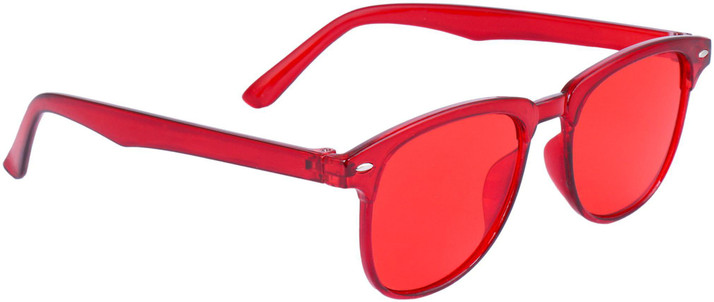 red wayfarer sunglasses
