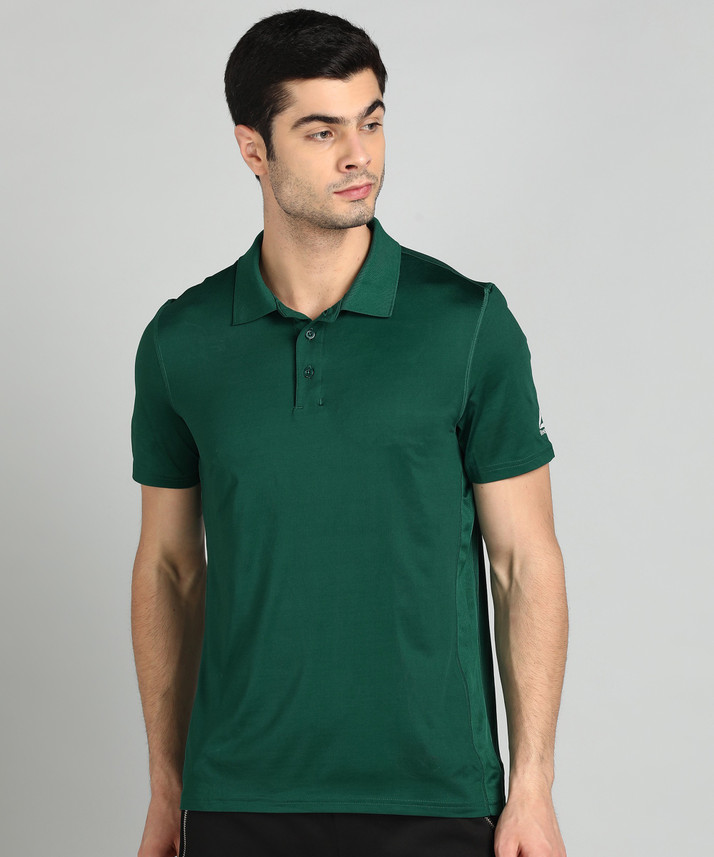 reebok polo shirts green