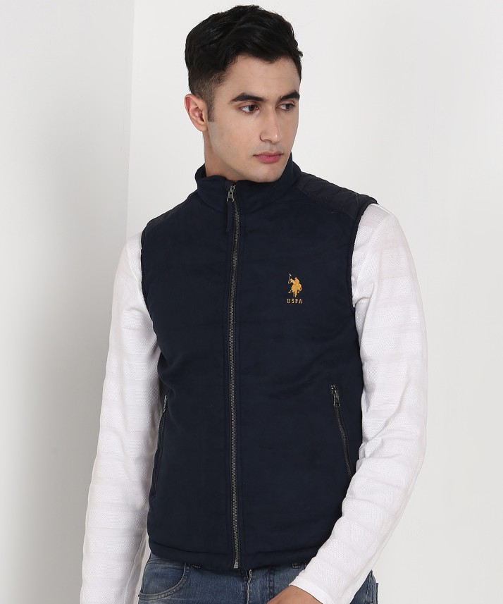 us polo half sleeve jacket